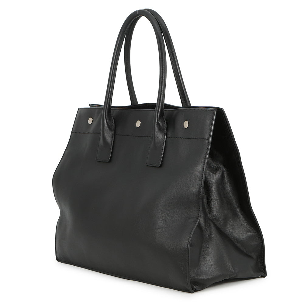 SAINT LAURENT PARIS Rive Gauche Tote Bag Black686266CWTFE1000 Leather Size Small
