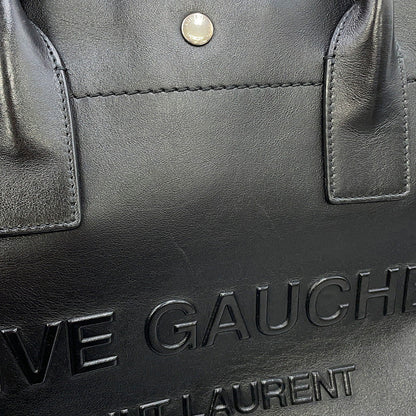 SAINT LAURENT PARIS Rive Gauche Tote Bag Black686266CWTFE1000 Leather Size Small