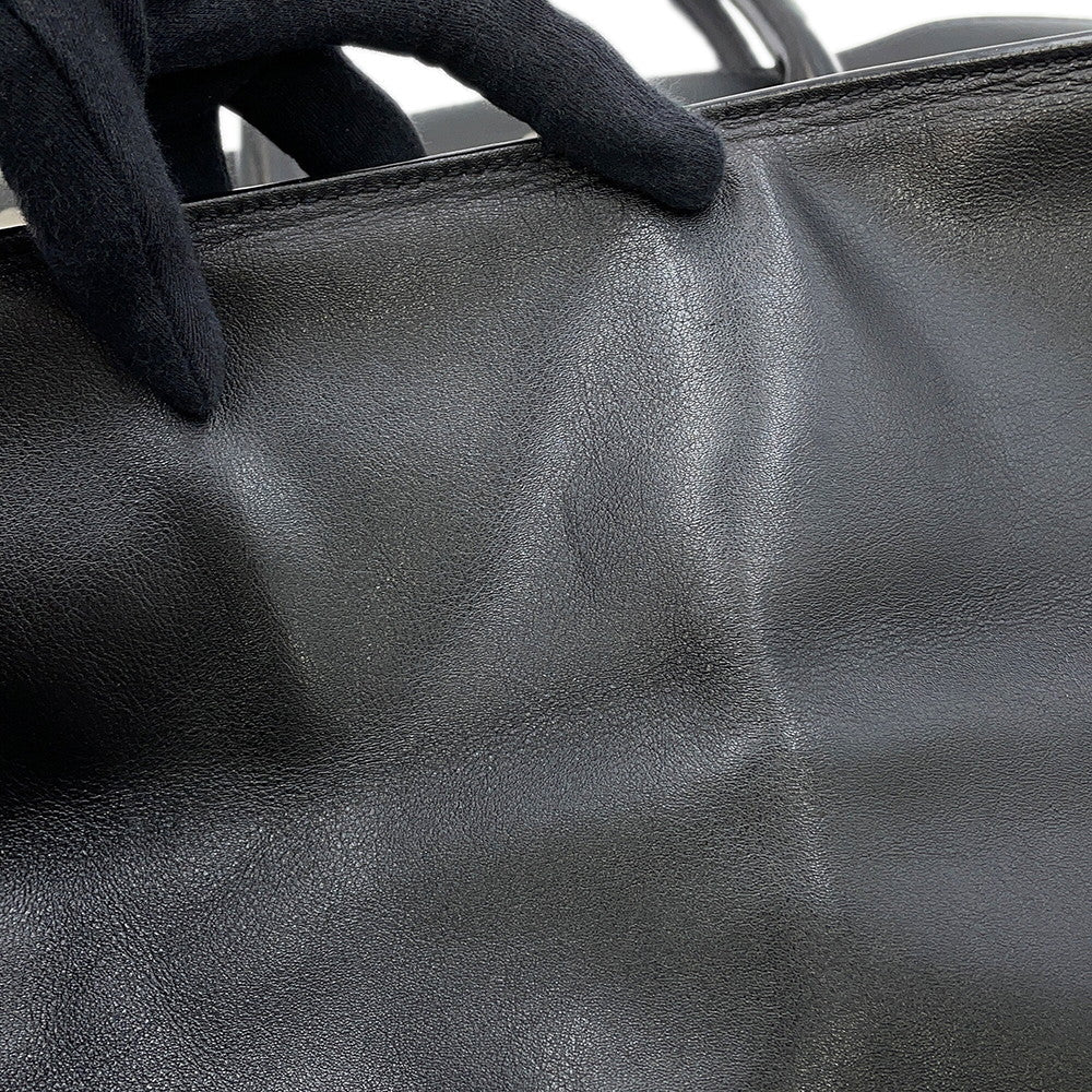 SAINT LAURENT PARIS Rive Gauche Tote Bag Black686266CWTFE1000 Leather Size Small