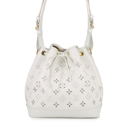 LOUIS VUITTON LV Broderie Anglaise Noe 2022 Stainless Steel BlancM20740 Calf Leather Monogram Size PM
