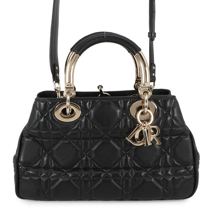 Dior Lady 95.22 2WAY Bag BlackM0699OVJX_M900 Calf Leather Size Medium