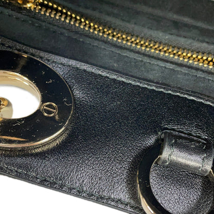 Dior Lady 95.22 2WAY Bag BlackM0699OVJX_M900 Calf Leather Size Medium