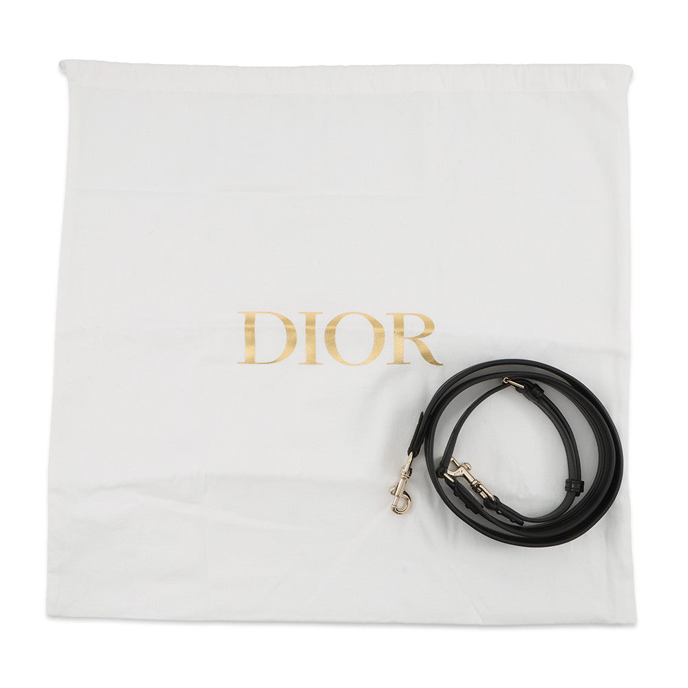 Dior Lady 95.22 2WAY Bag BlackM0699OVJX_M900 Calf Leather Size Medium