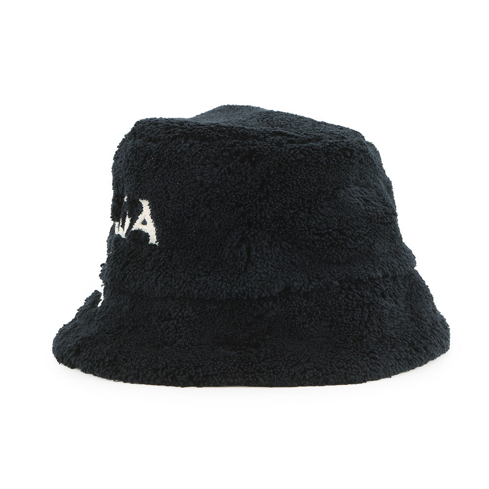 PRADA Logo Embroidery Bucket Hat Size S Black1HC137_2DX0 Polyester100%