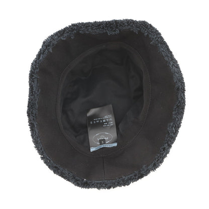 PRADA Logo Embroidery Bucket Hat Size S Black1HC137_2DX0 Polyester100%