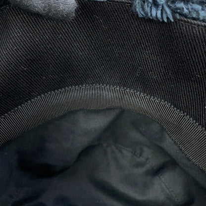 PRADA Logo Embroidery Bucket Hat Size S Black1HC137_2DX0 Polyester100%