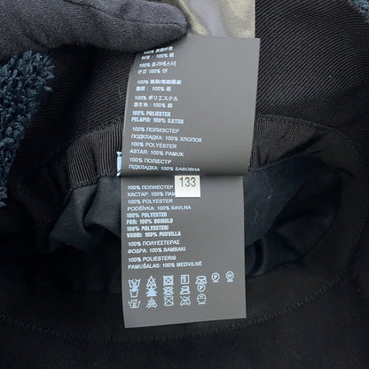 PRADA Logo Embroidery Bucket Hat Size S Black1HC137_2DX0 Polyester100%