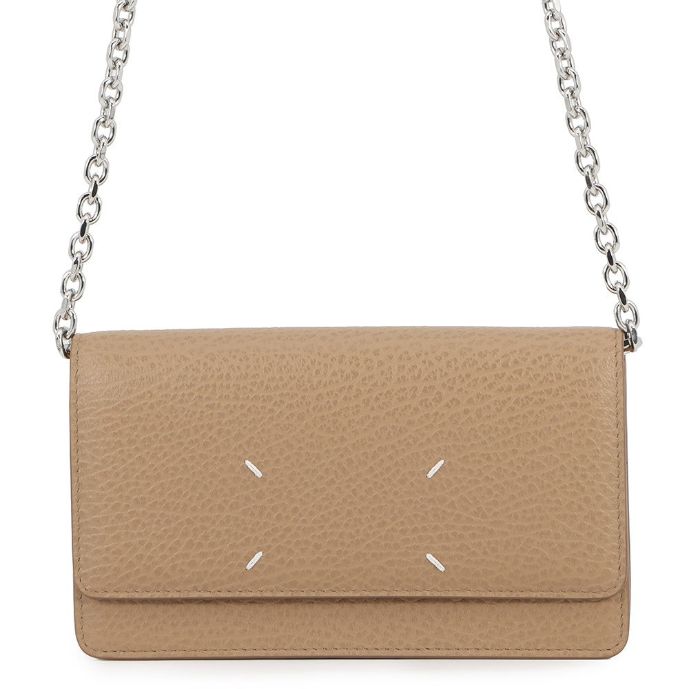 Maison Margiela Maison Margiela 4 Stitch Chain Wallet BeigeSA3UI0008P4455T2172 Leather