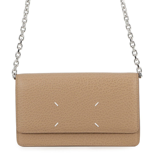 Maison Margiela Maison Margiela 4 Stitch Chain Wallet BeigeSA3UI0008P4455T2172 Leather