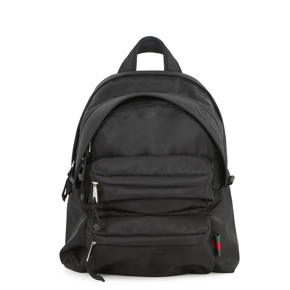 GUCCI Cherie line Backpack Black800265 Nylon Leather