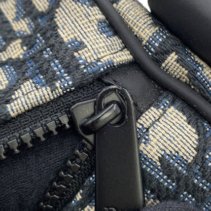 Dior Oblique Rabbit Mini Roller Kids Shoulder Bag Black/Beige/PinkM9916SNHO_M884 Canvas Leather