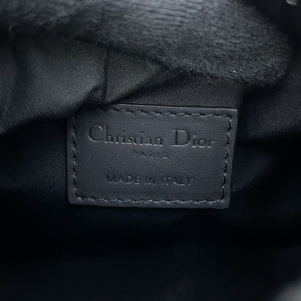 Dior Oblique Rabbit Mini Roller Kids Shoulder Bag Black/Beige/PinkM9916SNHO_M884 Canvas Leather