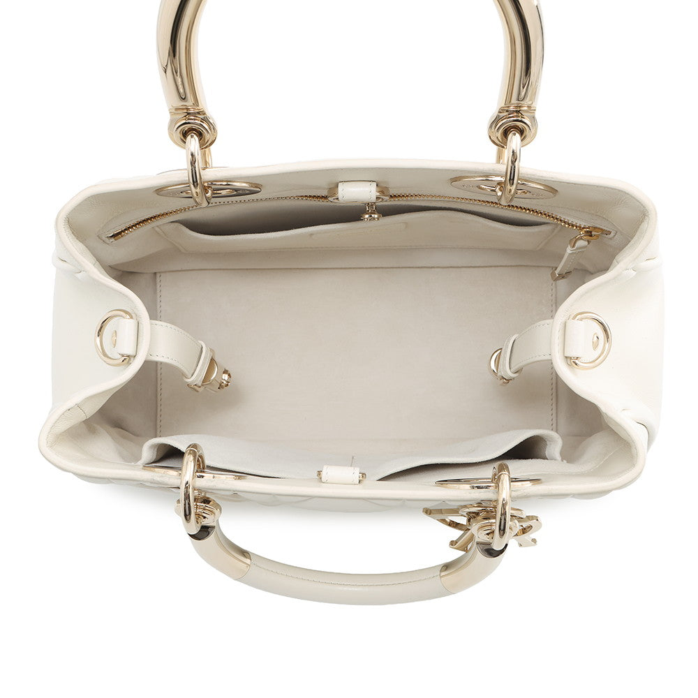Dior Lady 95.22 lattéM0699OVJX_M030 Calf Leather Size Medium