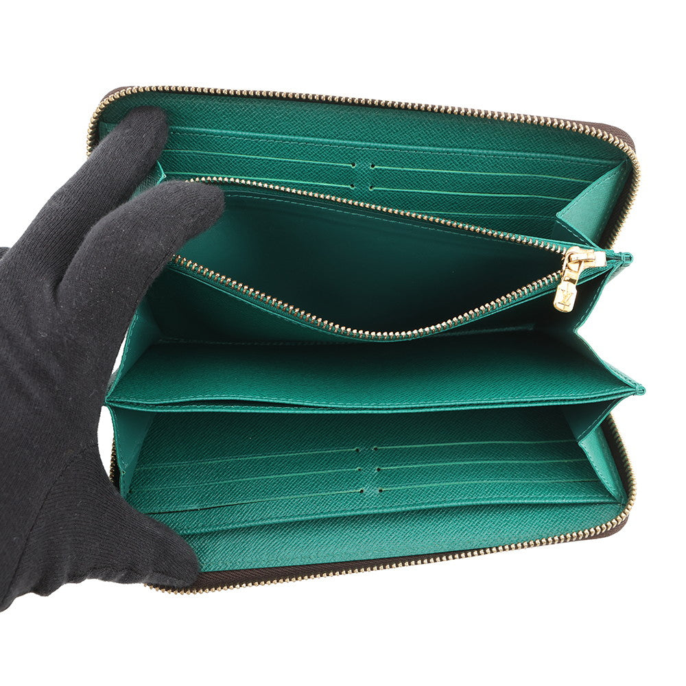 LOUIS VUITTON Zippy Wallet Animogram Nicolas Ghesquière Rabbit Brown/GreenM83689 Monogram/Patent Leather