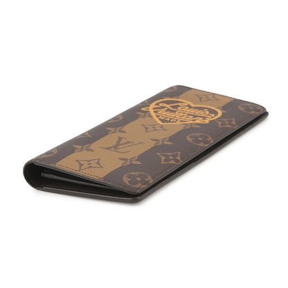LOUIS VUITTON Portefeuille Brazza BrownM81008 Monogram stripe