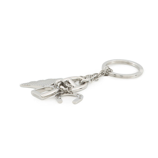 HERMES Bon Voyage Keyring Stainless Steel