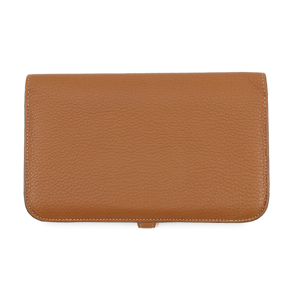 HERMES Dogon Gold Togo Leather