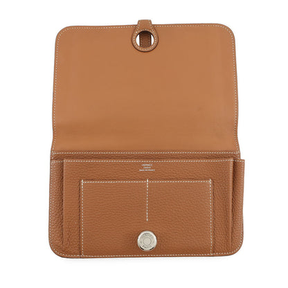 HERMES Dogon Gold Togo Leather