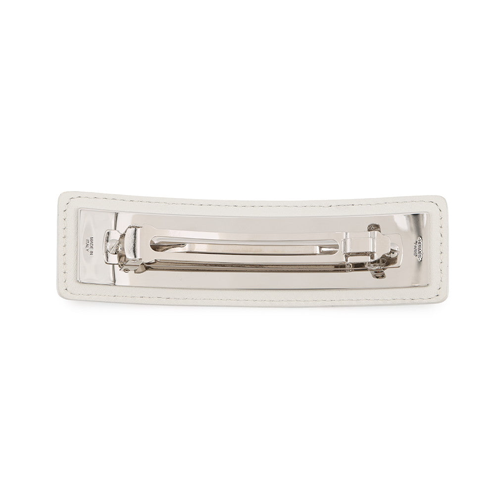 HERMES Valletta White/Multicolor Leather