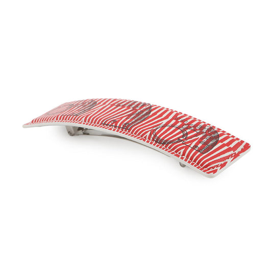 HERMES Valletta Red/White Leather