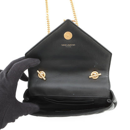 SAINT LAURENT PARIS Baby Chai ChainShoulder Bag Black399289BWT011000 Leather