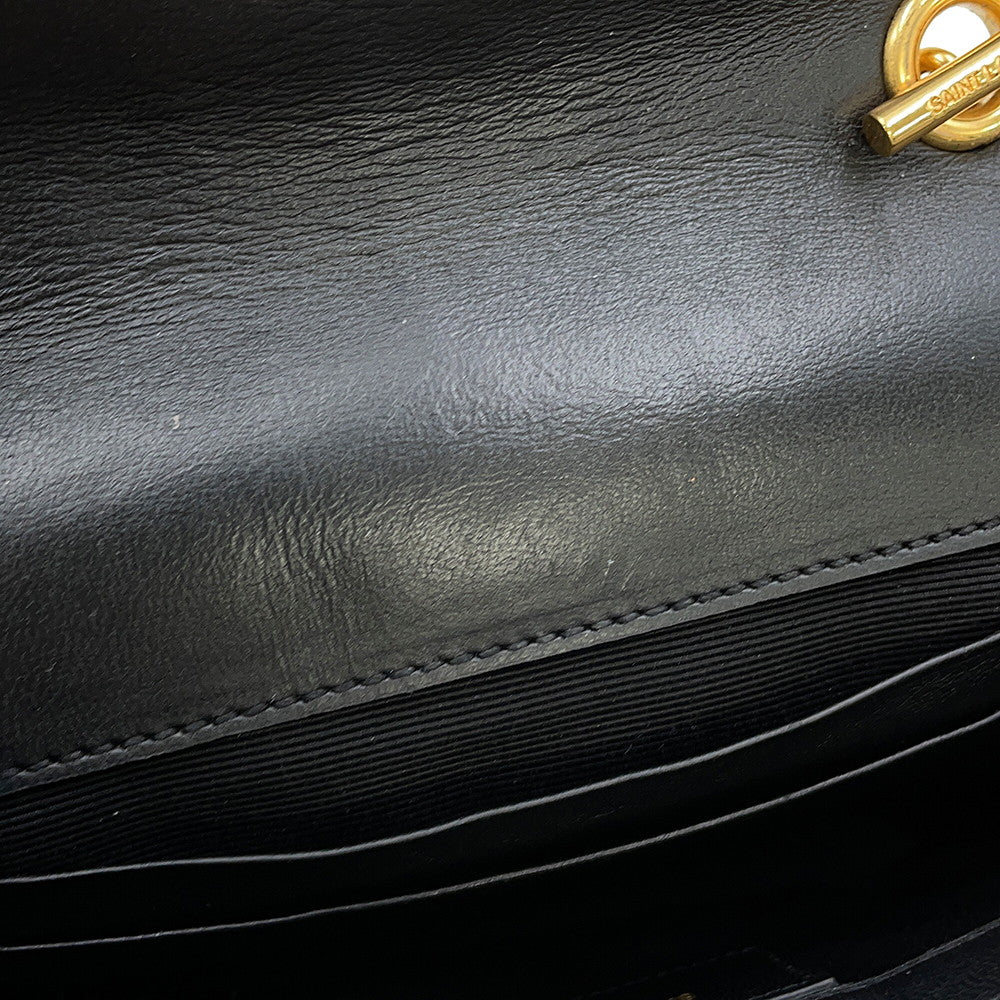 SAINT LAURENT PARIS Baby Chai ChainShoulder Bag Black399289BWT011000 Leather