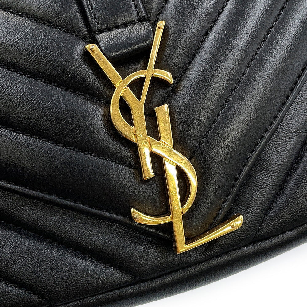 SAINT LAURENT PARIS Baby Chai ChainShoulder Bag Black399289BWT011000 Leather