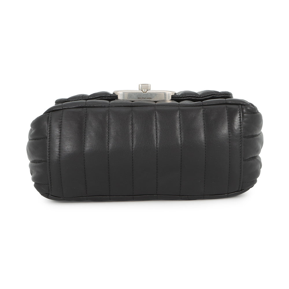 BALENCIAGA Monaco One Shoulder Bag Black787896 Leather Size Small