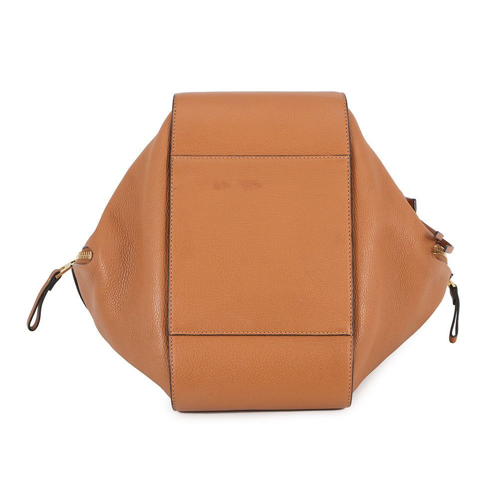 LOEWE hammock Light Camel387.12KN60 Leather Size Small