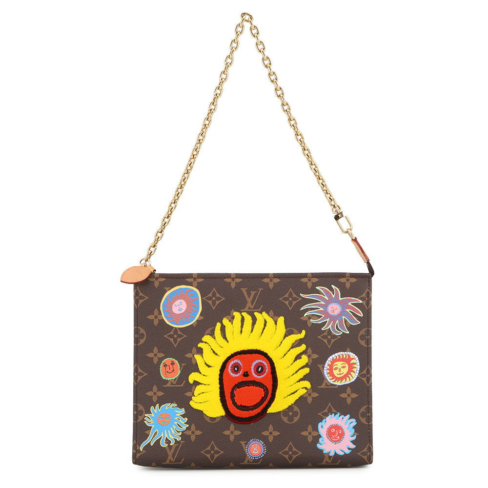 LOUIS VUITTON LVxYK Toiletry Pouch on Chain Brown/MulticolorM81982 Monogram
