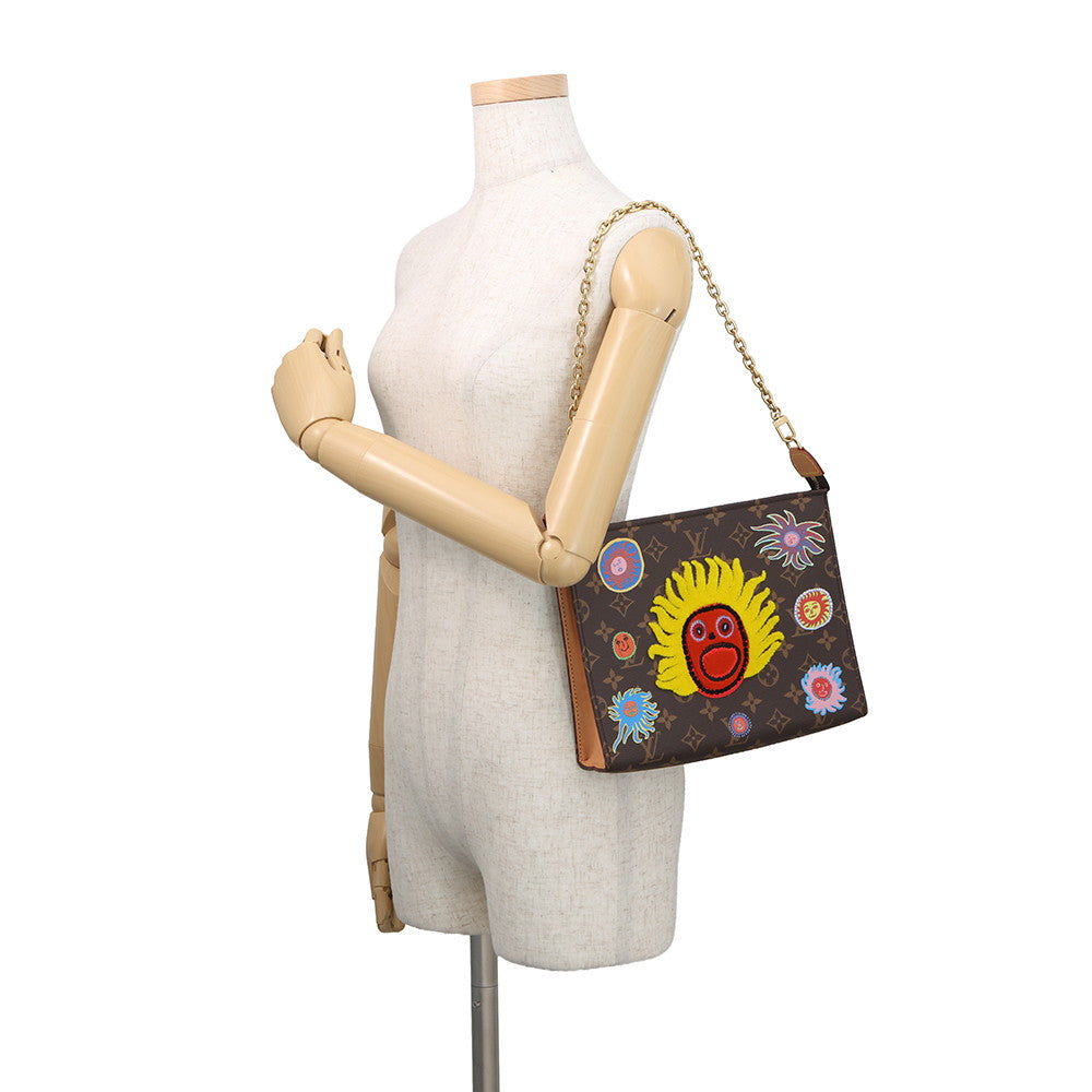 LOUIS VUITTON LVxYK Toiletry Pouch on Chain Brown/MulticolorM81982 Monogram