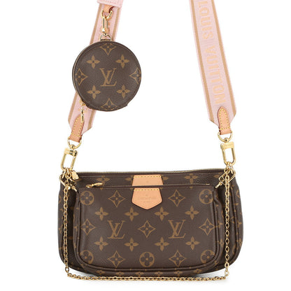 LOUIS VUITTON Multi Pochette Accessoires Rose claireM44840 Monogram