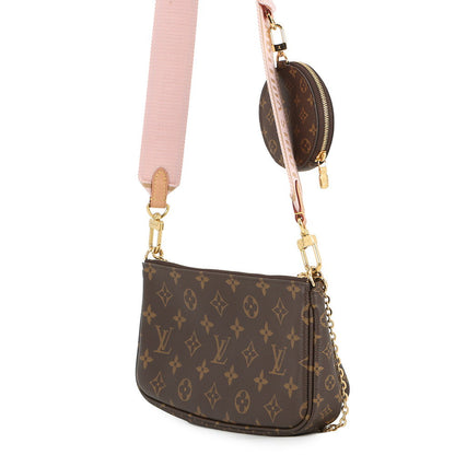 LOUIS VUITTON Multi Pochette Accessoires Rose claireM44840 Monogram