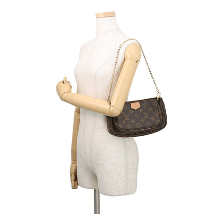 LOUIS VUITTON Multi Pochette Accessoires Rose claireM44840 Monogram