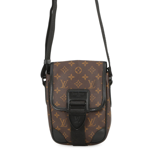 LOUIS VUITTON archie messenger NoirM46442 Monogram Macassar Canvas