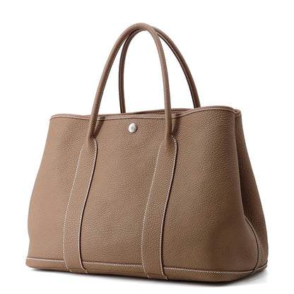 HERMES Garden Party Etoupe Negonda Leather Size PM