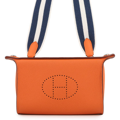 HERMES Videpoches Orange Togo Leather