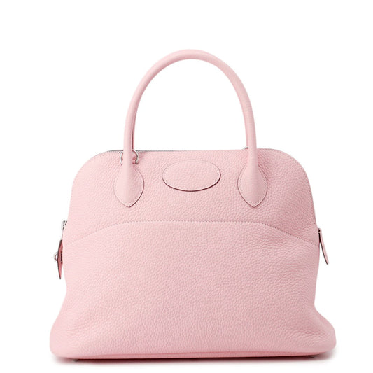 HERMES Bolide Verso Rose Sakura / Nata Taurillon Clemence Size 31