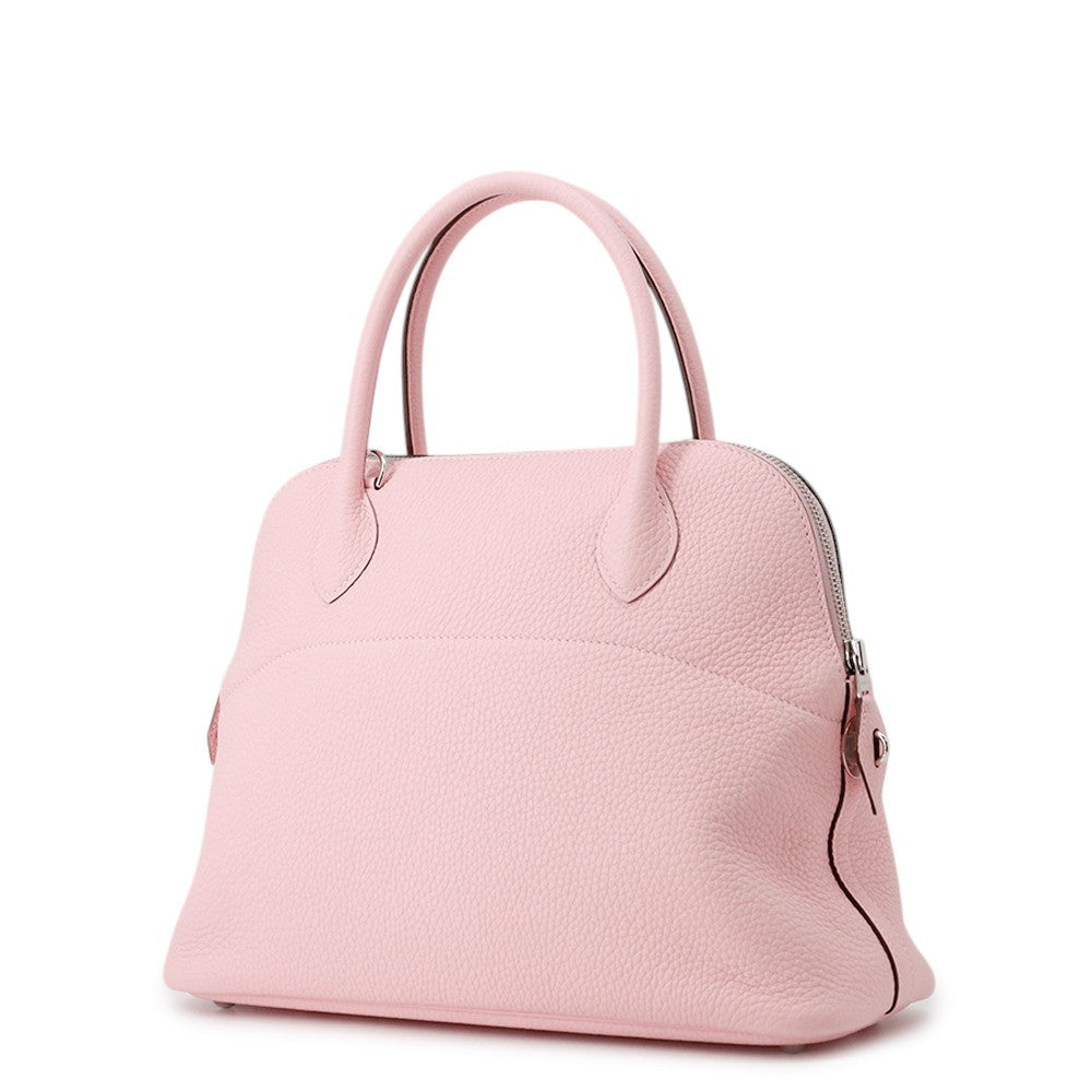 HERMES Bolide Verso Rose Sakura / Nata Taurillon Clemence Size 31
