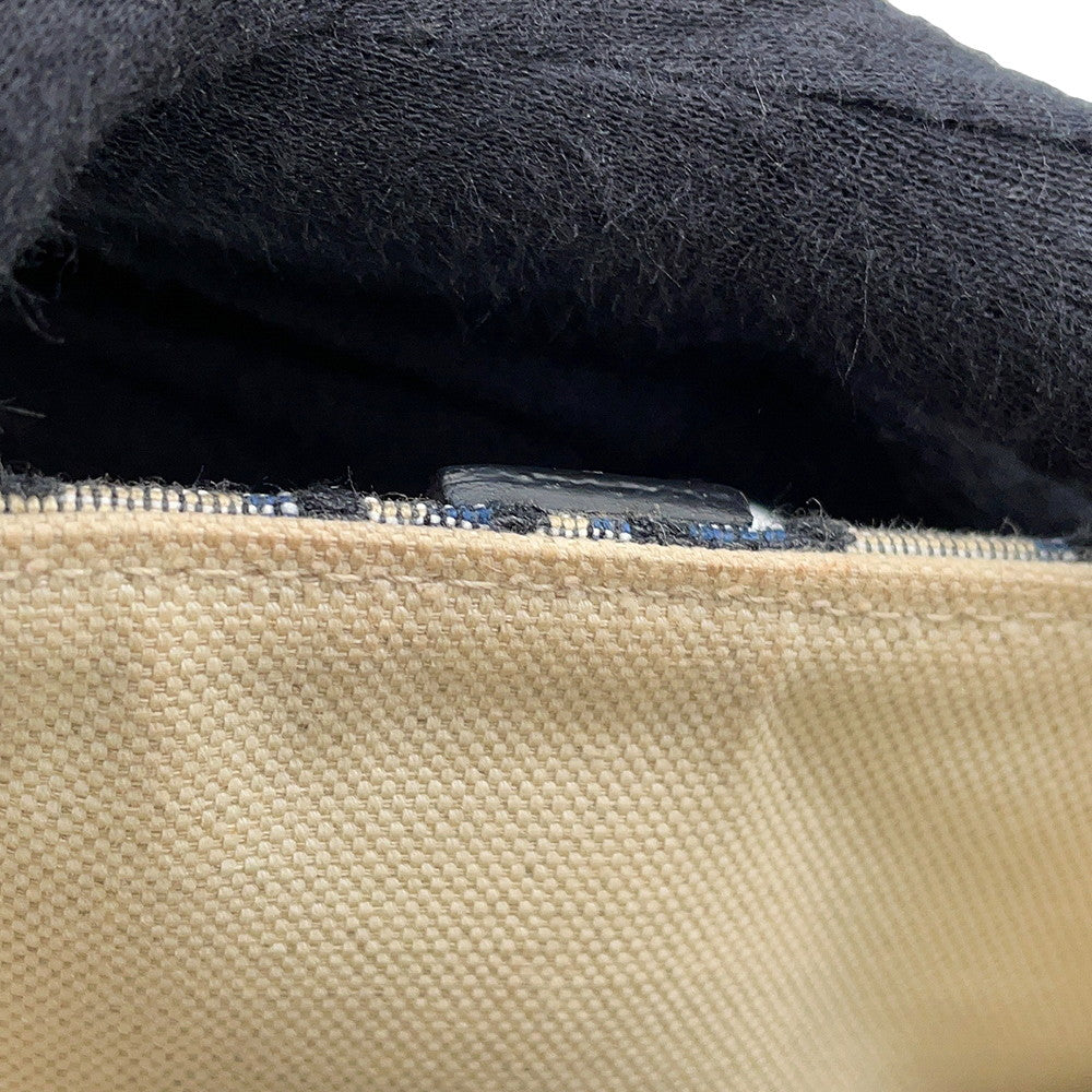 Dior Oblique Saddlebag Navy/BeigeM0456CTZQ_M928 Canvas Size Mini