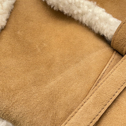 Dior Saddle bag Brown/White Mouton