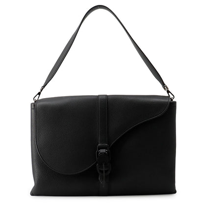 Dior Pillow Saddlebag Black Leather