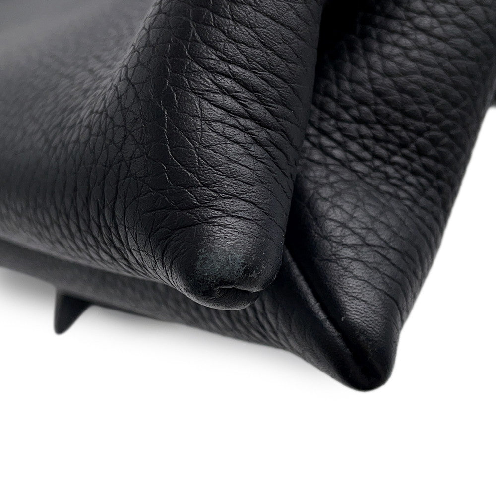 Dior Pillow Saddlebag Black Leather