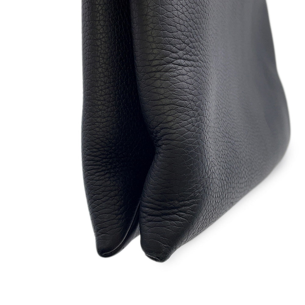 Dior Pillow Saddlebag Black Leather