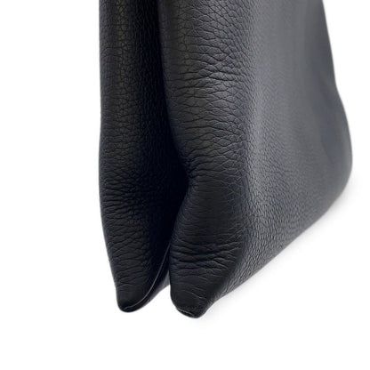 Dior Pillow Saddlebag Black Leather