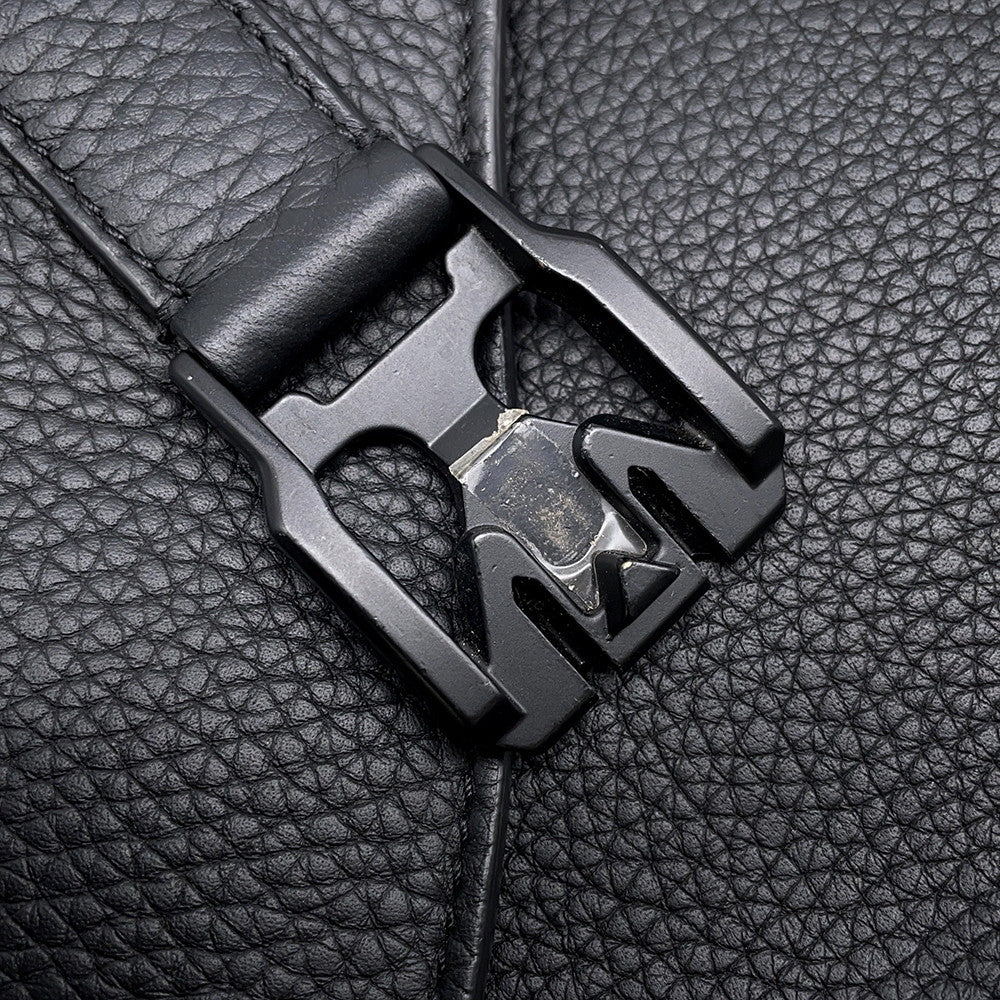 Dior Pillow Saddlebag Black Leather