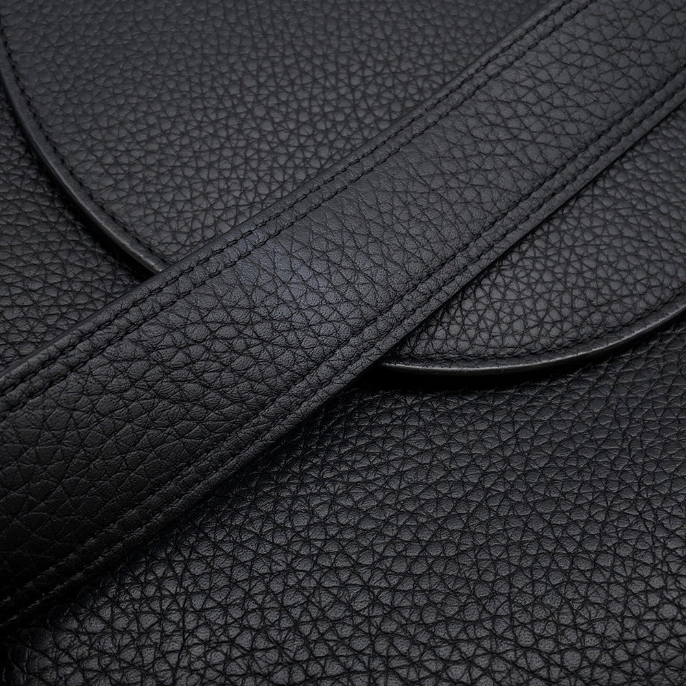 Dior Pillow Saddlebag Black Leather