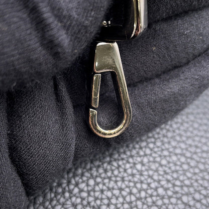 Dior Pillow Saddlebag Black Leather