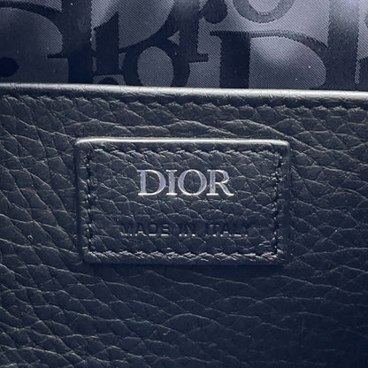 Dior Pillow Saddlebag Black Leather