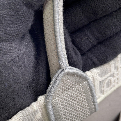 Dior Oblique 2-way Book Tote White/GrayM1404PEHT_M074 Canvas Size Small